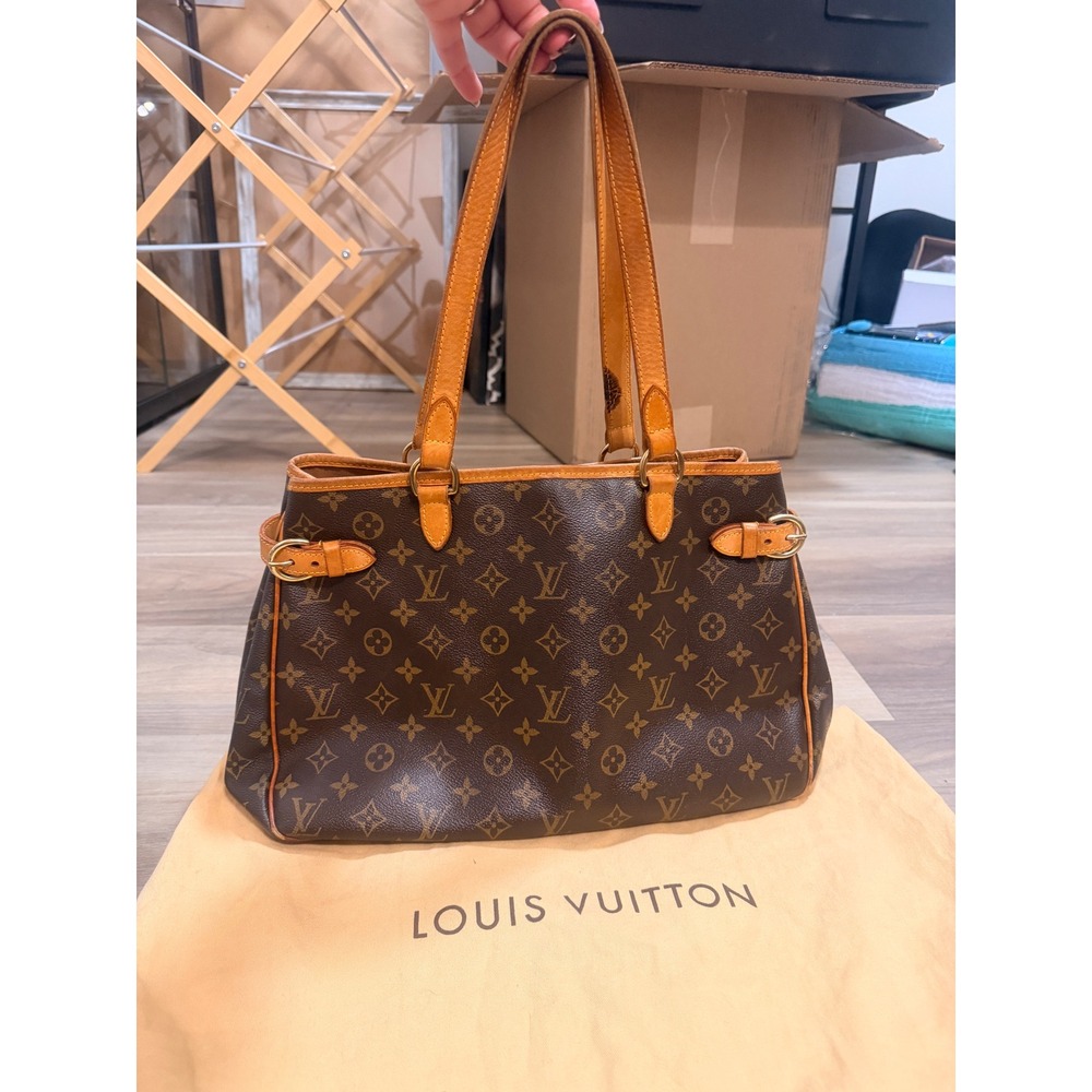 Louis Vuitton Batignolles Horizontal Monogram Canvas Tote Bag Brown M51154